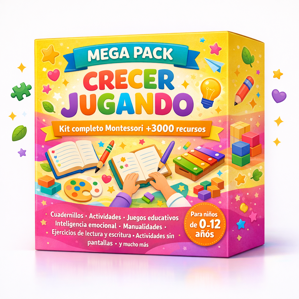 MEGA PACK CRECER JUGANDO +3000 RECURSOS